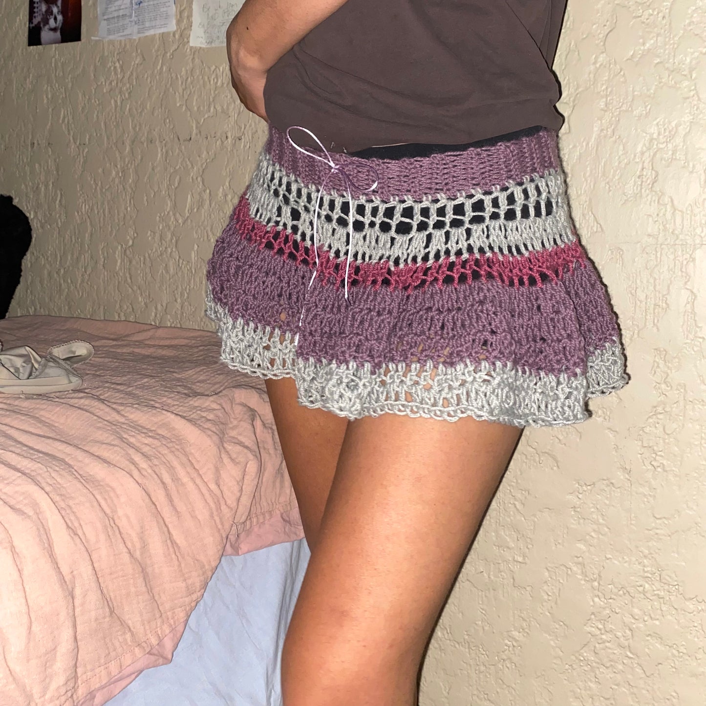 knit micro mini skirt